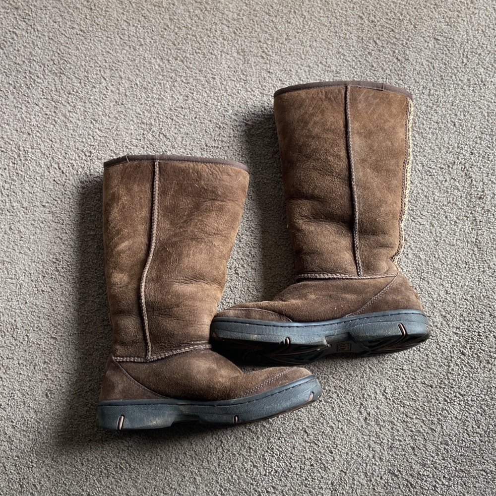 Ugg tall braided boot